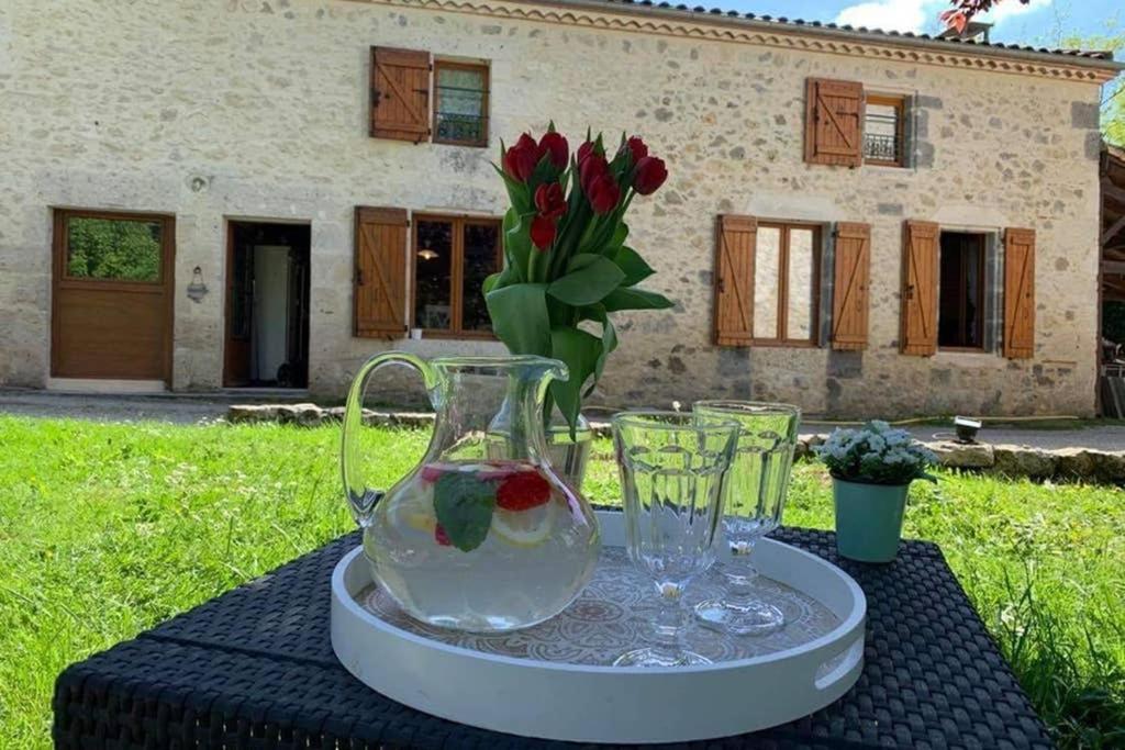 Gite Moulin De Lausseignan Barbaste Kültér fotó